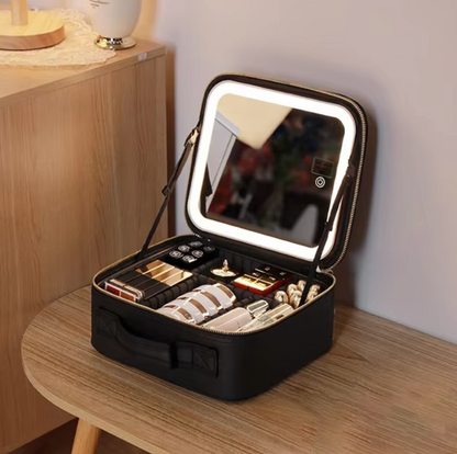 Travel Makeup Mirror Case (Square)